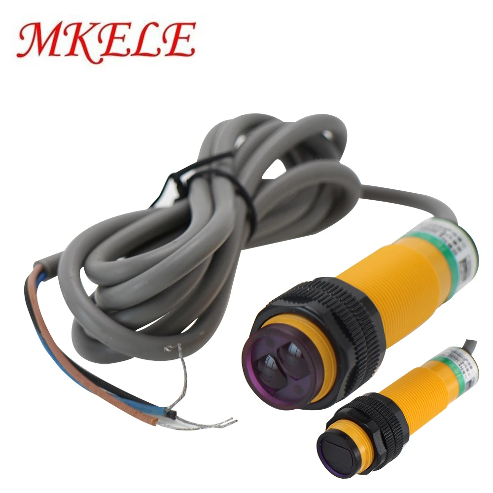 E3F-DS10C4/30C4 Proximity Switch 3 Wire NPN IR Photoelectric Sensor Diffuse Photoelectric Switch DC 6-36V Adjustable
E3F-DS10C4/30C4 Proximity Switch 3 Wire NPN IR Photoelectric Sensor Diffuse Photoelectric Switch DC 6-36V Adjustable