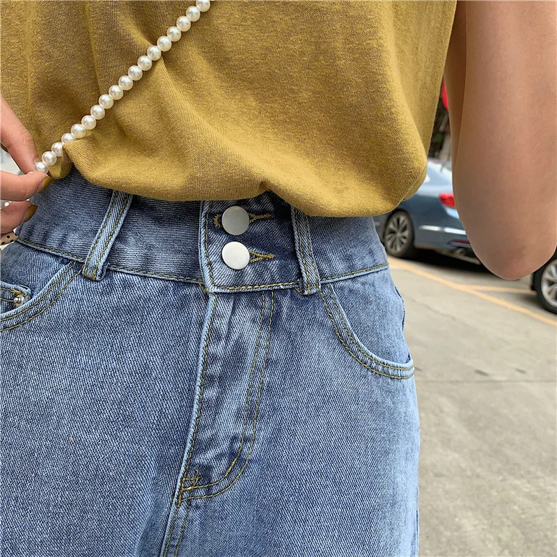 Women Blue Vintage High Waist Denim Shorts 2019 Summer Harajuku With Pockets Slim Short Pants Korean Style Casual Shorts Jeans
Women Blue Vintage High Waist Denim Shorts 2019 Summer Harajuku With Pockets Slim Short Pants Korean Style Casual Shorts Jeans
