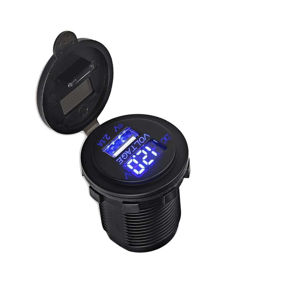 Car USB Port Charger For Cell Phone Tablet Car USB Adapter Charger Socket Power Led Voltage For Motorcycle Truck ATV Boat
Car USB Port Charger For Cell Phone Tablet Car USB Adapter Charger Socket Power Led Voltage For Motorcycle Truck ATV Boat