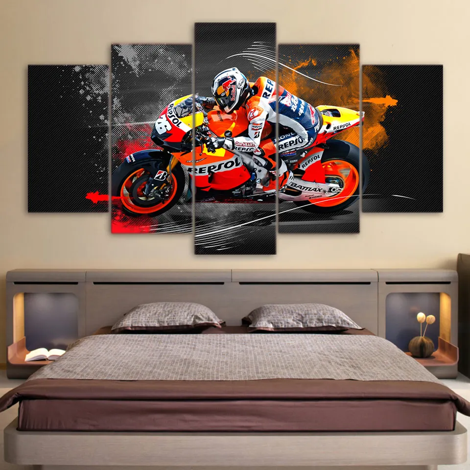 Canvas Painting Home Decorative 5 Panel Motorcycle Racing HD Print Modular Picture Wall Art Prints Panels Poster For Living Room
Canvas Painting Home Decorative 5 Panel Motorcycle Racing HD Print Modular Picture Wall Art Prints Panels Poster For Living Room