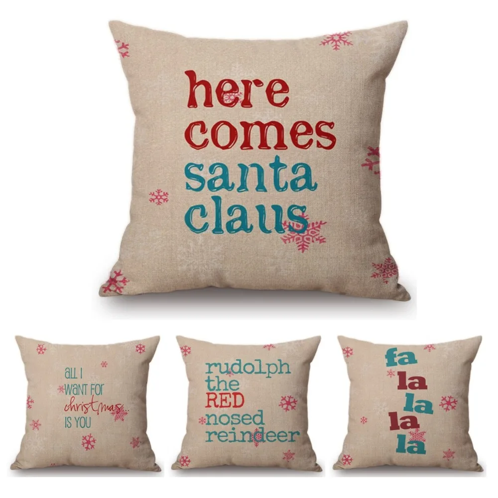 Letters Print Christmas Decoration Pillows Snowflake Pattern Christmas Theme Sofa Cushion Cover Cotton Linen Throw Pillow Cases
Letters Print Christmas Decoration Pillows Snowflake Pattern Christmas Theme Sofa Cushion Cover Cotton Linen Throw Pillow Cases