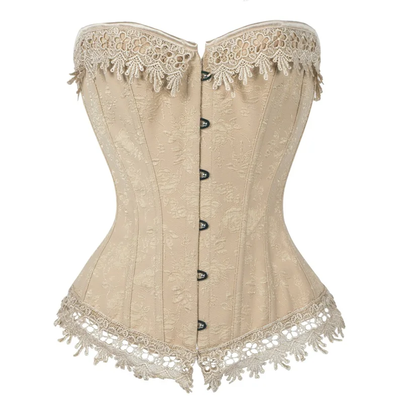 Women's Plus Size Corset Renaissance Satin Lacing Corset Top Shape Sexy Slim Corsets Bustiers Waist Trainer Steampunk Corselet
Women's Plus Size Corset Renaissance Satin Lacing Corset Top Shape Sexy Slim Corsets Bustiers Waist Trainer Steampunk Corselet