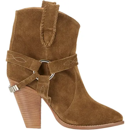 Brown suede leather ankle boots round toe thick heeled woman boots buckle straps riding boots for Spring autumn shoes
Brown suede leather ankle boots round toe thick heeled woman boots buckle straps riding boots for Spring autumn shoes