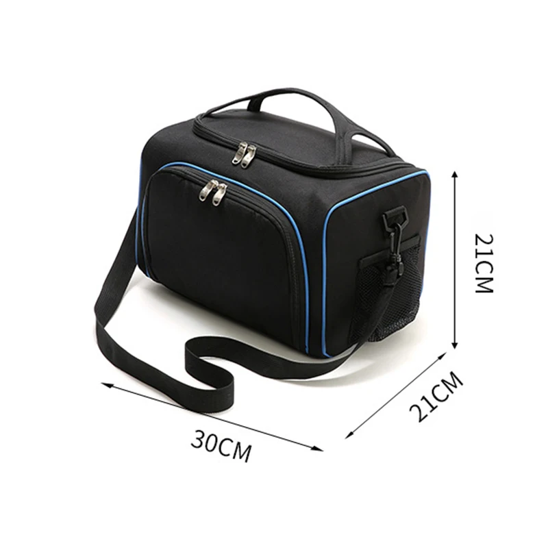 2018 New Casual Lunch Insulated Bag Handbag Double Layer Zipper Oxford Cloth Portable For Picnic Travel 88 LT88 | Багаж и сумки