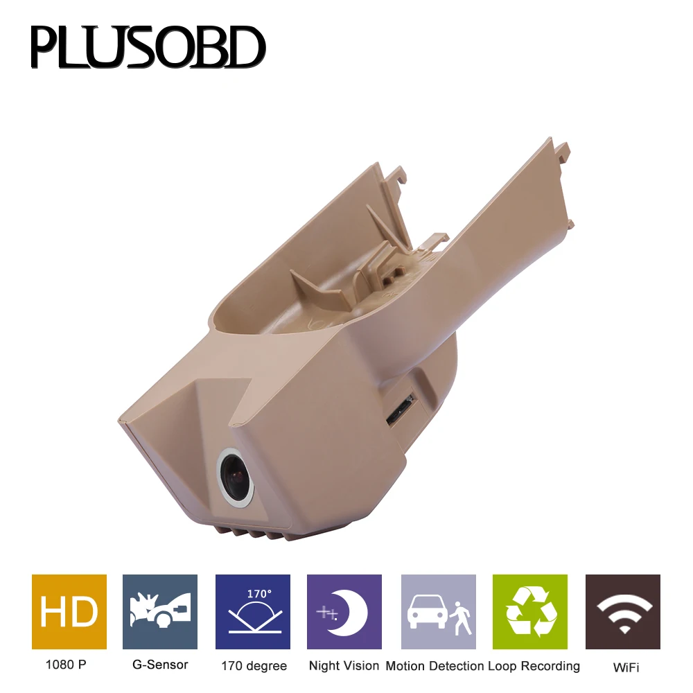 

PLUSOBD Dash Cam Car DVR For GL M R W164/X164/W251 1080P 30FPS Wifi Car Camera DVR Video Recorder With Aluminimium Alloy Shell