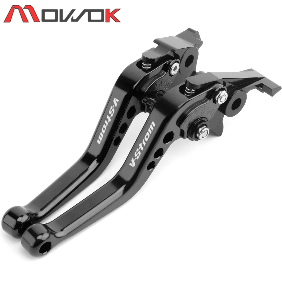CNC high quality Brake Clutch Levers Set Short For SUZUKI V-Strom DL1000 2002-2014 2015 2016 2017 2018 with logo VStrom
CNC high quality Brake Clutch Levers Set Short For SUZUKI V-Strom DL1000 2002-2014 2015 2016 2017 2018 with logo VStrom