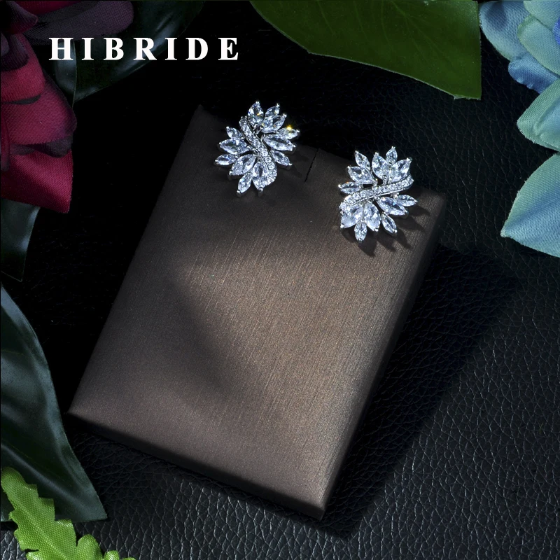 HIBRIDE 2017 New Arrival Women Stud Earrings Fashion Jewelry/Shiny Cubic Zirconia Charm Earring For Wedding Bridal Gifts E-65
HIBRIDE 2017 New Arrival Women Stud Earrings Fashion Jewelry/Shiny Cubic Zirconia Charm Earring For Wedding Bridal Gifts E-65