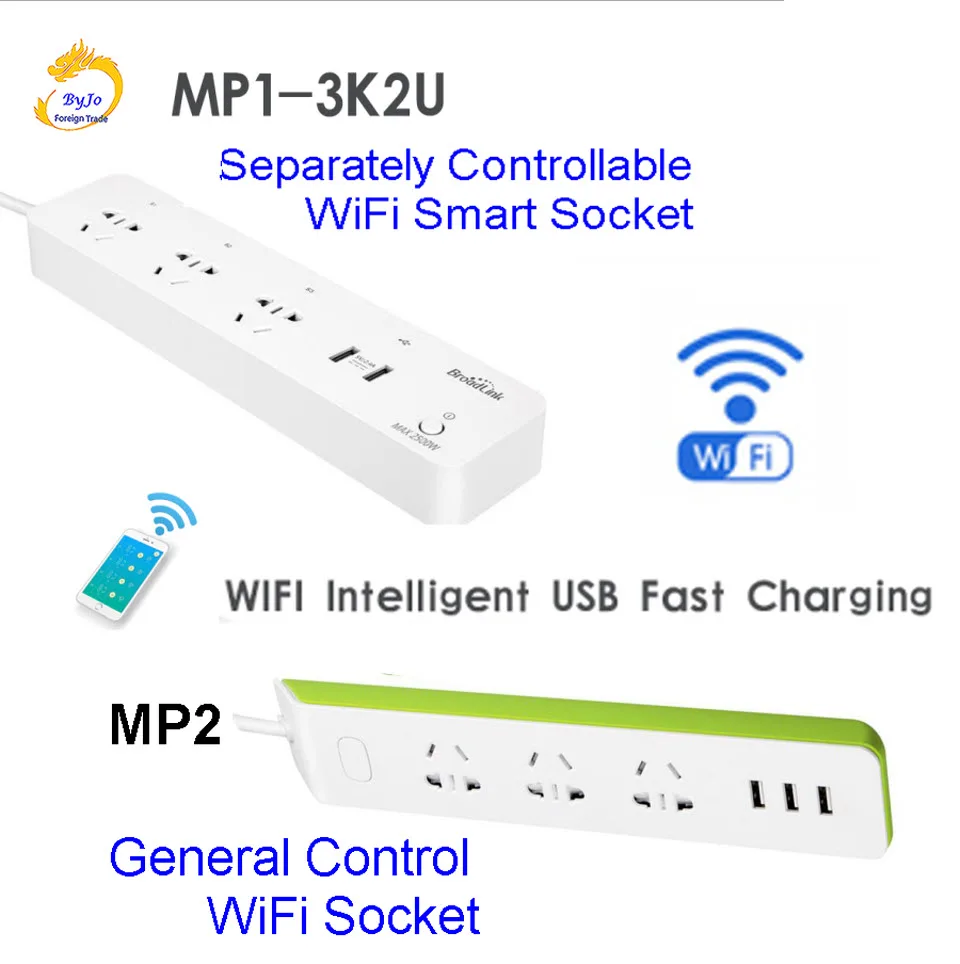 BroadLink MP1-3K2U Smart Power Strip Socket Separately Controllable WiFi Smart Socket Power Socket Automation Vs MP2 MP1 1K3S2U
BroadLink MP1-3K2U Smart Power Strip Socket Separately Controllable WiFi Smart Socket Power Socket Automation Vs MP2 MP1 1K3S2U