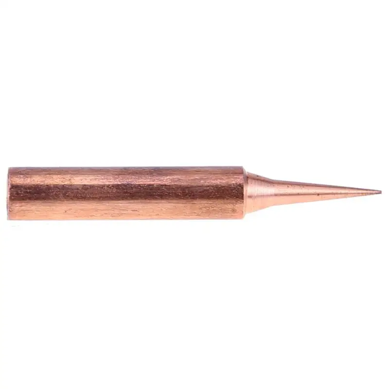 6pcs/lot Copper Soldering Iron Tips Solder Tip 900M-T for Rework Station Tool Kit Iron Tips for Hakko Welding Equipment
6pcs/lot Copper Soldering Iron Tips Solder Tip 900M-T for Rework Station Tool Kit Iron Tips for Hakko Welding Equipment