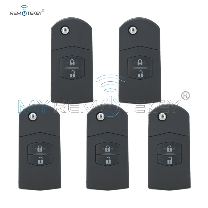 Remtekey Replacement flip remote car key shell case cover 2 button for Mazda 3 5 6
Remtekey Replacement flip remote car key shell case cover 2 button for Mazda 3 5 6