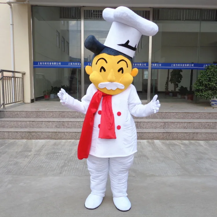 Cook Chef Baker Mascot Costume Adult Cartoon Character Outfit Suit Supermarket Ceremonial Event Can Add Logo
Cook Chef Baker Mascot Costume Adult Cartoon Character Outfit Suit Supermarket Ceremonial Event Can Add Logo