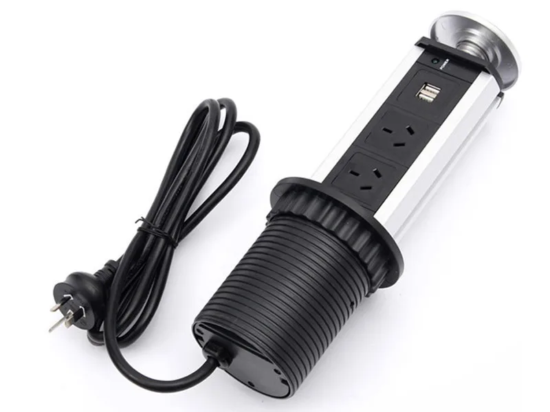 Кухонный стол NZ/AU, выдвижная фоторозетка, 1 светодиод + 3 * AU power + 2 USB-порта, алюминиевый материал, серебристая/черная крышка
Кухонный стол NZ/AU, выдвижная фоторозетка, 1 светодиод + 3 * AU power + 2 USB-порта, алюминиевый материал, серебристая/черная крышка