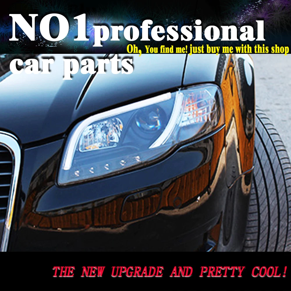 car accessories for Audi A4 B7 Headlights 2005-2008 A4 B7 LED Headlight DRL Lens Double Beam H7 HID Xenon bi xenon lens
car accessories for Audi A4 B7 Headlights 2005-2008 A4 B7 LED Headlight DRL Lens Double Beam H7 HID Xenon bi xenon lens