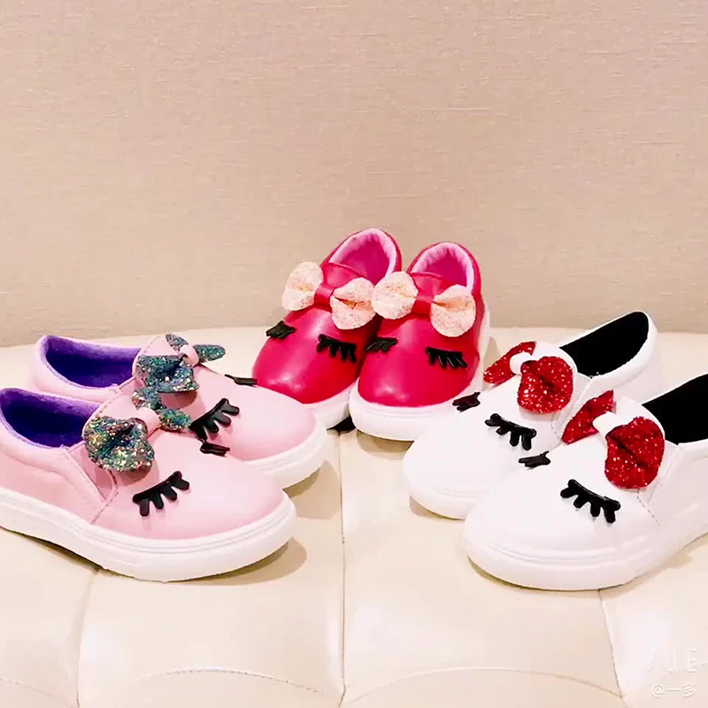 New Spring Children's Toddler Kids Little Girls Casual Slip-On Sneakers For Girls Baby School Bow Sequins Cartoon Sports Shoes
New Spring Children's Toddler Kids Little Girls Casual Slip-On Sneakers For Girls Baby School Bow Sequins Cartoon Sports Shoes