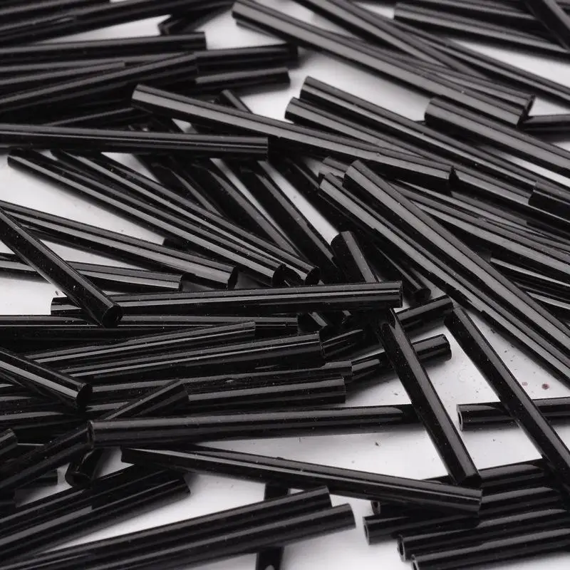 1 Pound Black Column Glass Bugle Beads Long Opaque Tube Seed Beads Bracelet Necklace DIY Jewelry Making Findings 2.5~34mm Long
1 Pound Black Column Glass Bugle Beads Long Opaque Tube Seed Beads Bracelet Necklace DIY Jewelry Making Findings 2.5~34mm Long