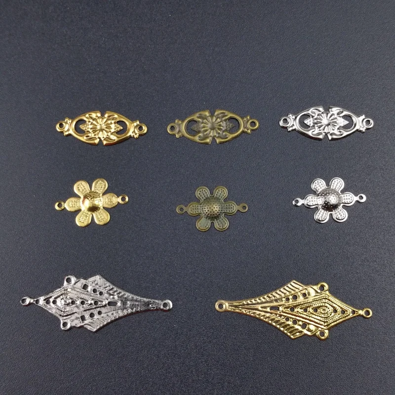 50Pcs / Metal Crafts Gift Decoration DIY jewelry Findings charm pendants Ear accessories for Connectors
50Pcs / Metal Crafts Gift Decoration DIY jewelry Findings charm pendants Ear accessories for Connectors