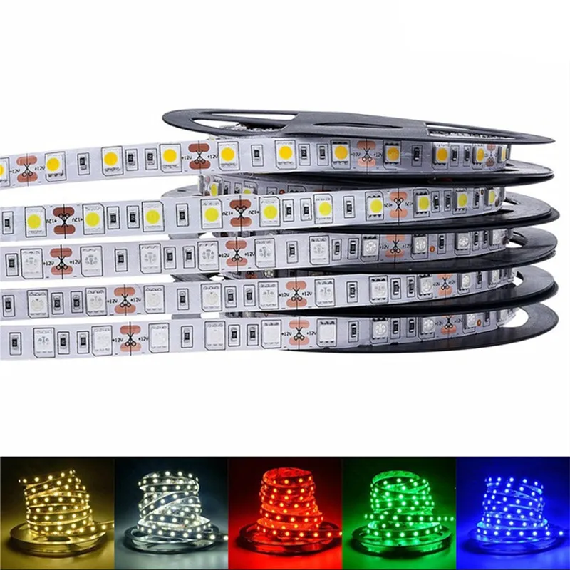 50cm 1m 2m 3m 4m 5m LED Flexible Strip Light SMD 5050 60leds/m Non waterproof LED String light Ribbon Tape RGB White Red Yellow
50cm 1m 2m 3m 4m 5m LED Flexible Strip Light SMD 5050 60leds/m Non waterproof LED String light Ribbon Tape RGB White Red Yellow