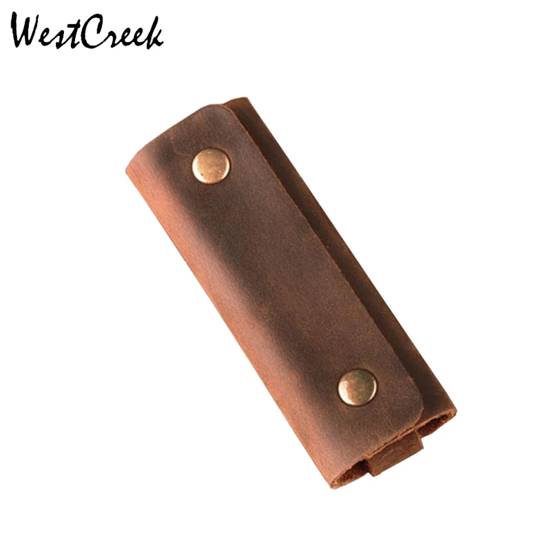 WESTCREEK Brand Genuine Leather Handmade Minimalist Key Holder Vintage Men Keychain Housekeeper Keys Organizer Key Pouch
WESTCREEK Brand Genuine Leather Handmade Minimalist Key Holder Vintage Men Keychain Housekeeper Keys Organizer Key Pouch