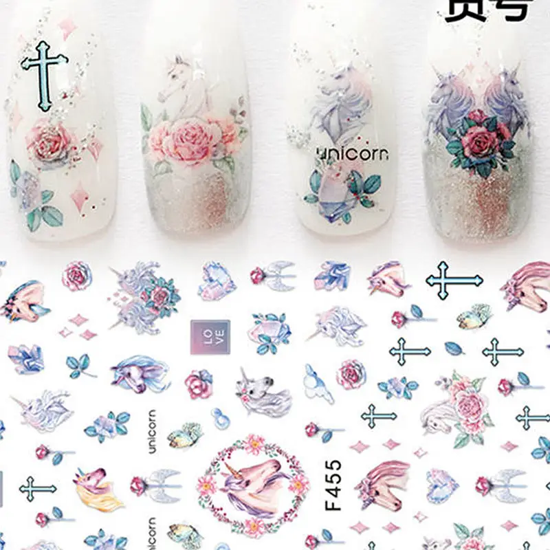 1 Sheet Cute Animal Unicorn Horse Cat Fox Deer Beach Life Designs Adhesive Nail Art Stickers Decals DIY F231-456# Sealed Package
1 Sheet Cute Animal Unicorn Horse Cat Fox Deer Beach Life Designs Adhesive Nail Art Stickers Decals DIY F231-456# Sealed Package