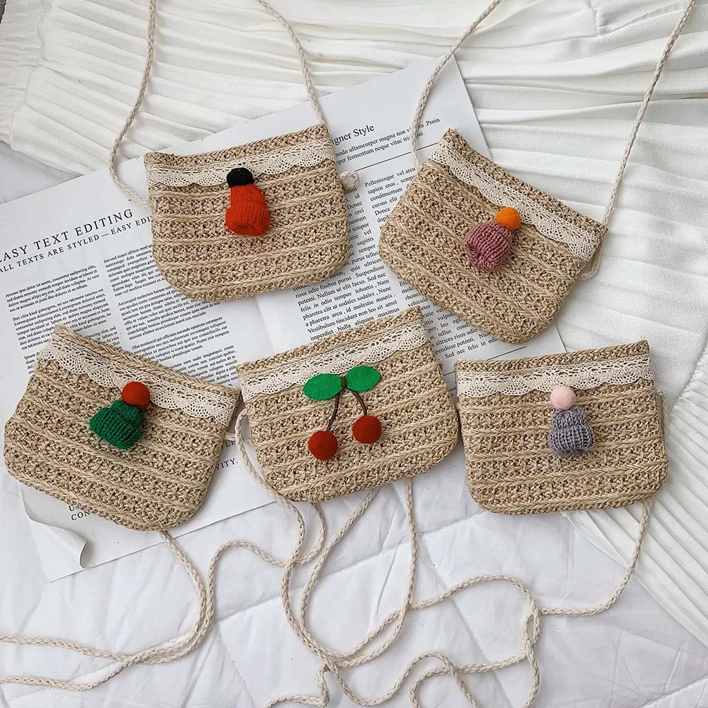 Children Lovely Weaving Bag Shoulder Messenger Coin Purse Pack For Child Mobile Phone Shoulder Bags Bolso Mujer #S
Children Lovely Weaving Bag Shoulder Messenger Coin Purse Pack For Child Mobile Phone Shoulder Bags Bolso Mujer #S