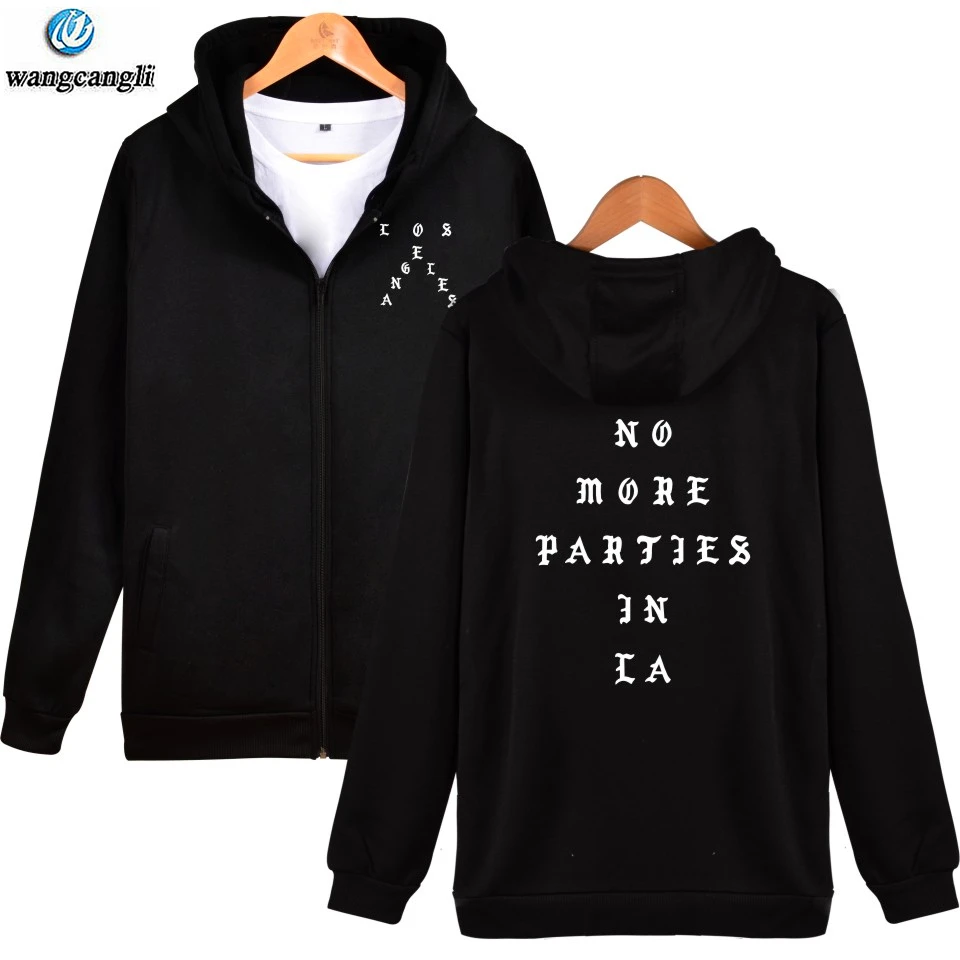 No More Parties In La zipper Hoodies Men/Women Autumn Winter Hoodie Sweatshirt Men Hip Hop 4XL Jacket Coat Plus Size
No More Parties In La zipper Hoodies Men/Women Autumn Winter Hoodie Sweatshirt Men Hip Hop 4XL Jacket Coat Plus Size