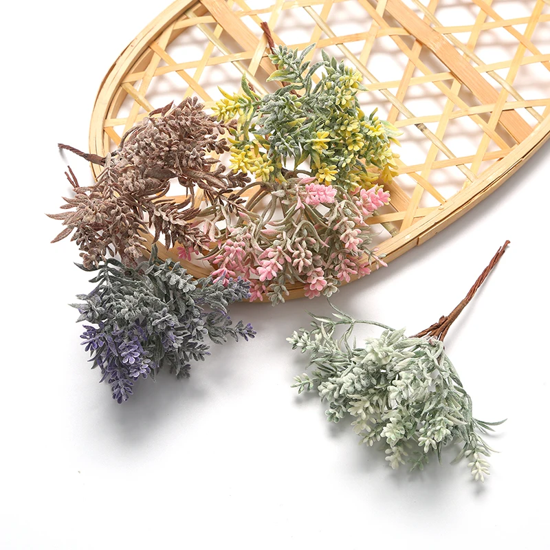 6Pcs Artificial Flower Lavender Plant Bouquet For Wedding Home Christmas Decoration DIY Wreath Scrapbook Craft Fake Flower
6Pcs Artificial Flower Lavender Plant Bouquet For Wedding Home Christmas Decoration DIY Wreath Scrapbook Craft Fake Flower