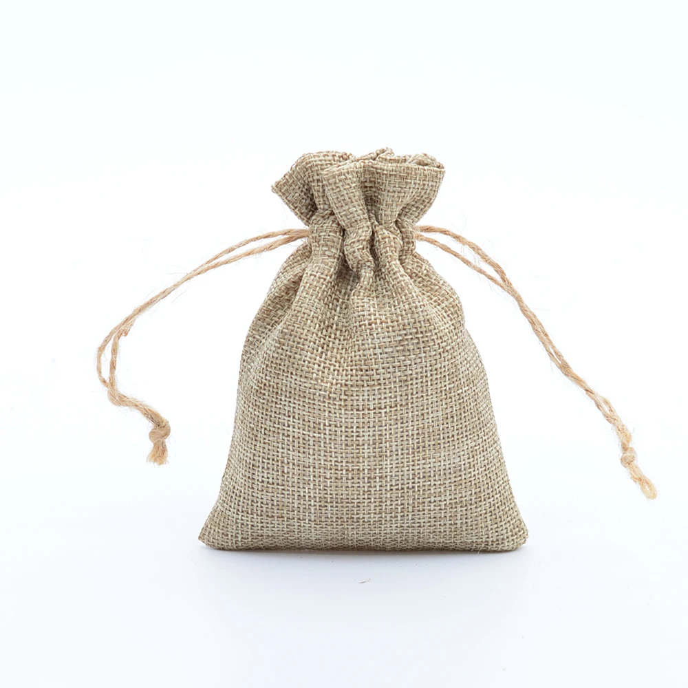 60PCS 9x12cm Handmade Drawstring Packaging Jute Bags Burlap Wedding Party Christmas Gift Bags Pouches Jewelry Packaging Bag
60PCS 9x12cm Handmade Drawstring Packaging Jute Bags Burlap Wedding Party Christmas Gift Bags Pouches Jewelry Packaging Bag