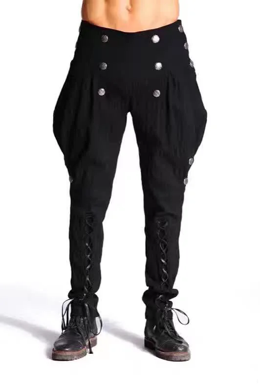 Fall and winter casual men's boot trousers hipster skirt hairdressers nightclub singer harem pants
Fall and winter casual men's boot trousers hipster skirt hairdressers nightclub singer harem pants