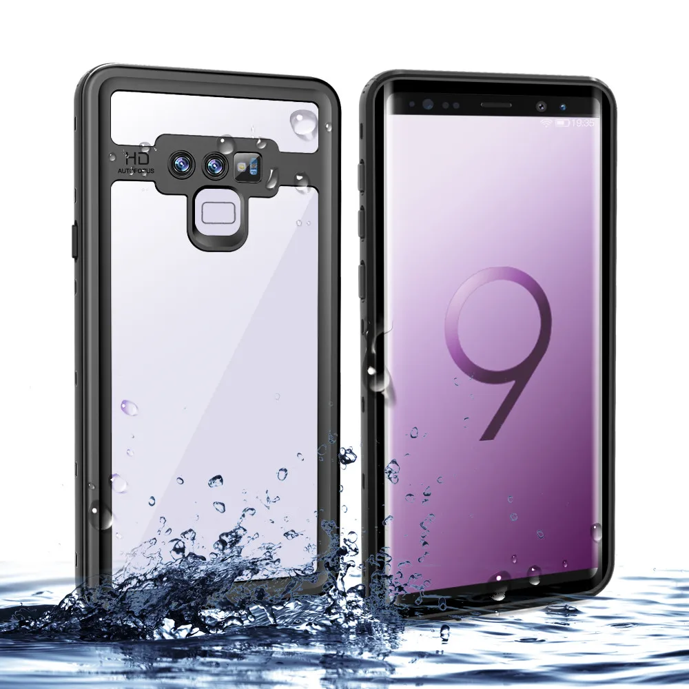 

IP68 Extreme Waterproof safety Case for Samsung S21 Plus S20 S10 S9 Note20 9 10 sealed Diving Dustproof transparent Armour Cases