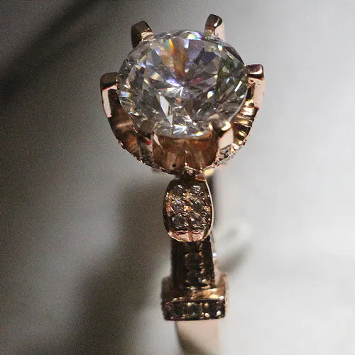 4Ct Brilliant Genuine Moissanite Engagement Ring Solid 18K Rose Gold Super Pinky Gold Bridal Jewelry Girl Love Best Ring
4Ct Brilliant Genuine Moissanite Engagement Ring Solid 18K Rose Gold Super Pinky Gold Bridal Jewelry Girl Love Best Ring