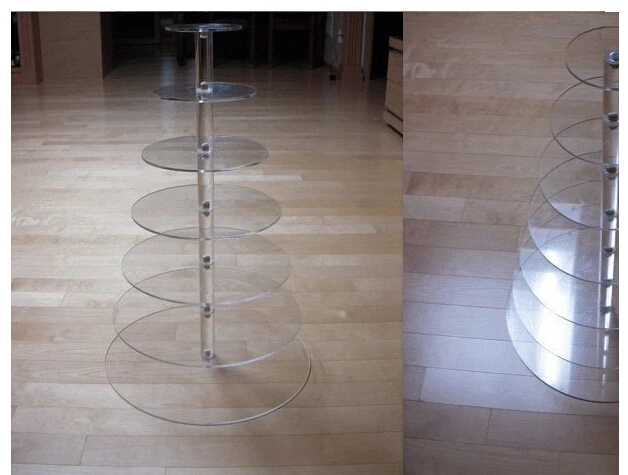 Acrylic cake Stand for Wedding Party/Eco-friendly 7 Tier Plastic Acrylic Cupcake Stand, Round Cake Display
Acrylic cake Stand for Wedding Party/Eco-friendly 7 Tier Plastic Acrylic Cupcake Stand, Round Cake Display