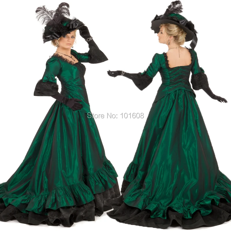 2019 New Arrival!Customer to order! Green Vintage Costumes Victorian 1860S Civil War Gown historical dresses Retro dress HL-101
2019 New Arrival!Customer to order! Green Vintage Costumes Victorian 1860S Civil War Gown historical dresses Retro dress HL-101