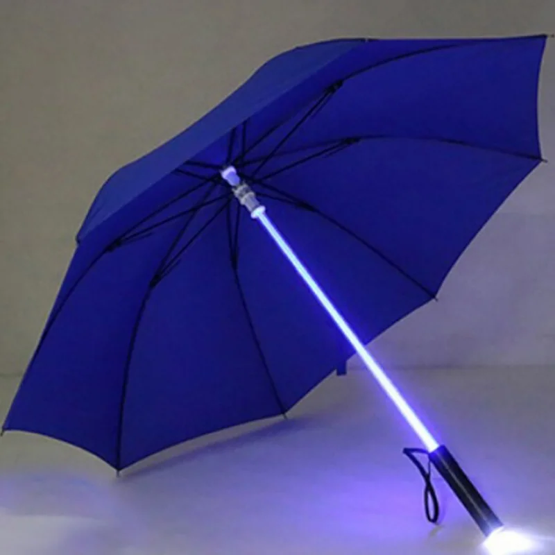 LED Light saber Light Up Umbrella Laser sword Light up Golf Umbrellas Changing On the Shaft/Built in Torch Flash Umbrella
LED Light saber Light Up Umbrella Laser sword Light up Golf Umbrellas Changing On the Shaft/Built in Torch Flash Umbrella