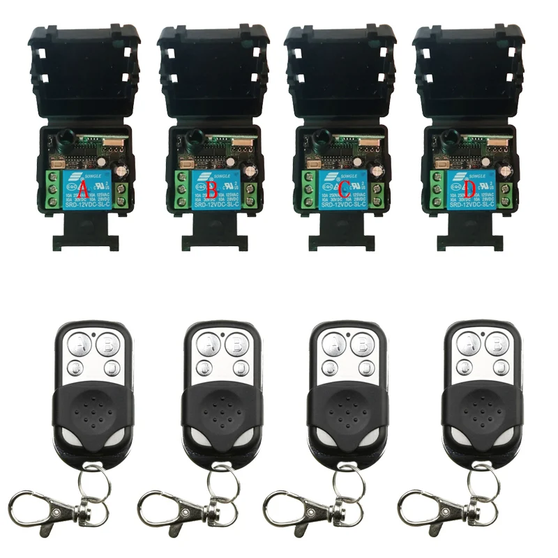 Universal Wireless Remote Control Switch DC 12V 24V 1CH 10A Relay Receiver Module and RF Transmitter For Electronic Door Lock
Universal Wireless Remote Control Switch DC 12V 24V 1CH 10A Relay Receiver Module and RF Transmitter For Electronic Door Lock