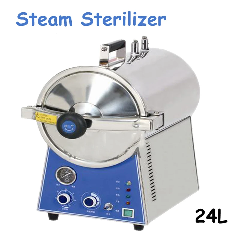 24L Desktop Quick Steam Sterilizer Dental Oral Disinfection Cabinet Stainless Steel Sterilization Pot Pressure Cooker
24L Desktop Quick Steam Sterilizer Dental Oral Disinfection Cabinet Stainless Steel Sterilization Pot Pressure Cooker
