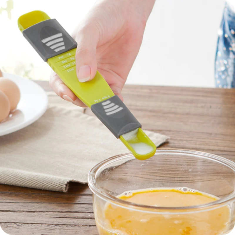 Double-Head Cookware Measuring Spoon For Soup Adjustable Kitchen Scales Measure Cups Coffee Tea Powder With Kitchen Gadget
Double-Head Cookware Measuring Spoon For Soup Adjustable Kitchen Scales Measure Cups Coffee Tea Powder With Kitchen Gadget