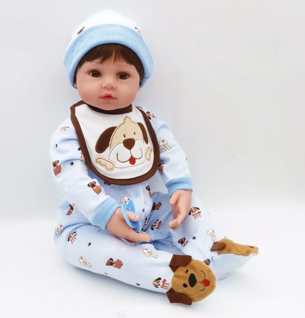 DollMai Rebron Baby Dolls 24"soft silicone vinyl handmade reborn toddler Boy dolls for kids gift bebe reborn bonecas
DollMai Rebron Baby Dolls 24"soft silicone vinyl handmade reborn toddler Boy dolls for kids gift bebe reborn bonecas