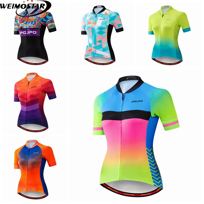 JPOJPO 100% Polyester Cycling Jersey Top Women Short Sleeve MTB Bike Jersey Quick Dry Cycling Shirt Breathable Bicycle Clothes
JPOJPO 100% Polyester Cycling Jersey Top Women Short Sleeve MTB Bike Jersey Quick Dry Cycling Shirt Breathable Bicycle Clothes
