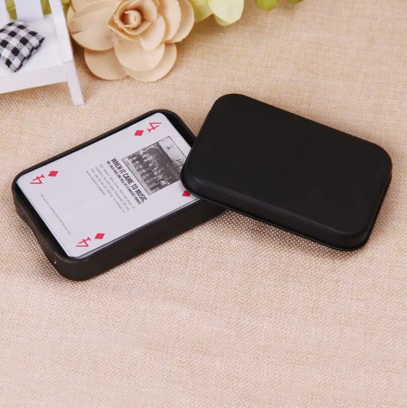 Wedding Party Candy Jewelry Playing Card Storage Boxes Gift Packaging Container Rectangle Black Metal Tin Boxes LX4639
Wedding Party Candy Jewelry Playing Card Storage Boxes Gift Packaging Container Rectangle Black Metal Tin Boxes LX4639