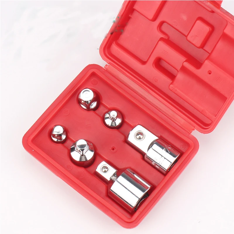 6PC CR-V Socket Ratchet Converter Adapter 1/2 to 3/8 3/8 to1/4 1/4 to 3/8 3/8 to 1/2 1/2to3/4 3/4to1/2 Car Bicycle Repair Tools
6PC CR-V Socket Ratchet Converter Adapter 1/2 to 3/8 3/8 to1/4 1/4 to 3/8 3/8 to 1/2 1/2to3/4 3/4to1/2 Car Bicycle Repair Tools
