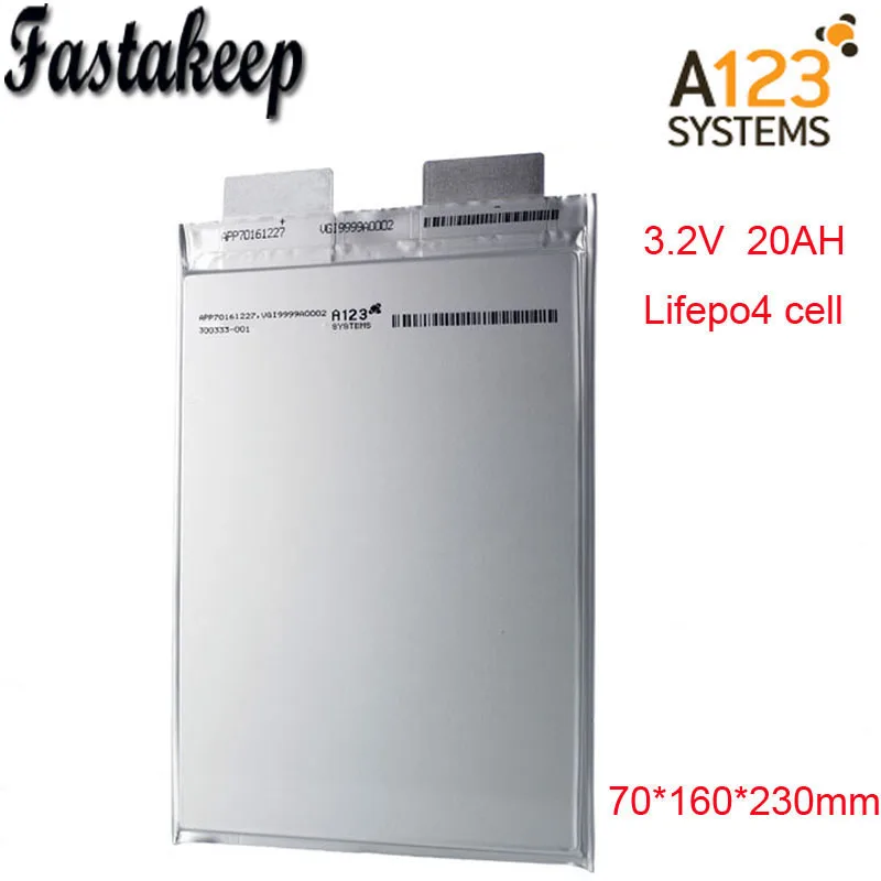 50pcs/lot No taxes Li polymer battery 3.2v 20ah lifepo4 battery 20ah prismatic Lifepo4 battery cells use for E-bike
50pcs/lot No taxes Li polymer battery 3.2v 20ah lifepo4 battery 20ah prismatic Lifepo4 battery cells use for E-bike