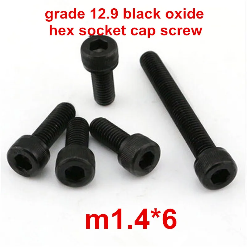 200pcs m1.6*6 high strength grade 12.9 alloy steel with black oxide hexagonal / hex socket head cap screw
200pcs m1.6*6 high strength grade 12.9 alloy steel with black oxide hexagonal / hex socket head cap screw