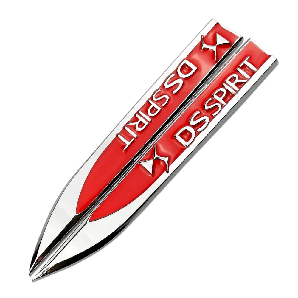 For DS SPIRIT Logo Car Fender Sticker Emblem Badge Auto Car Styling For Citroen C4 C4L C5 Elysee DS6 C4 Cactus Aircross Picasso
For DS SPIRIT Logo Car Fender Sticker Emblem Badge Auto Car Styling For Citroen C4 C4L C5 Elysee DS6 C4 Cactus Aircross Picasso
