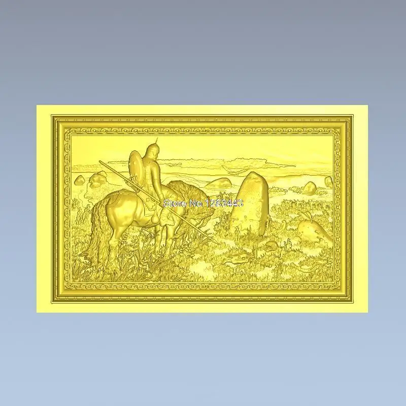 High quality New 3D model for cnc 3D carved figure sculpture machine in STL file format Knight at the crossroads
High quality New 3D model for cnc 3D carved figure sculpture machine in STL file format Knight at the crossroads