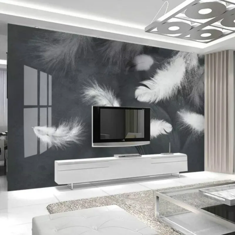 Simple white feather Murals 3D Wallpapers for Walls 3d Wall Paper Decorative Painting Home Improvement
Simple white feather Murals 3D Wallpapers for Walls 3d Wall Paper Decorative Painting Home Improvement
