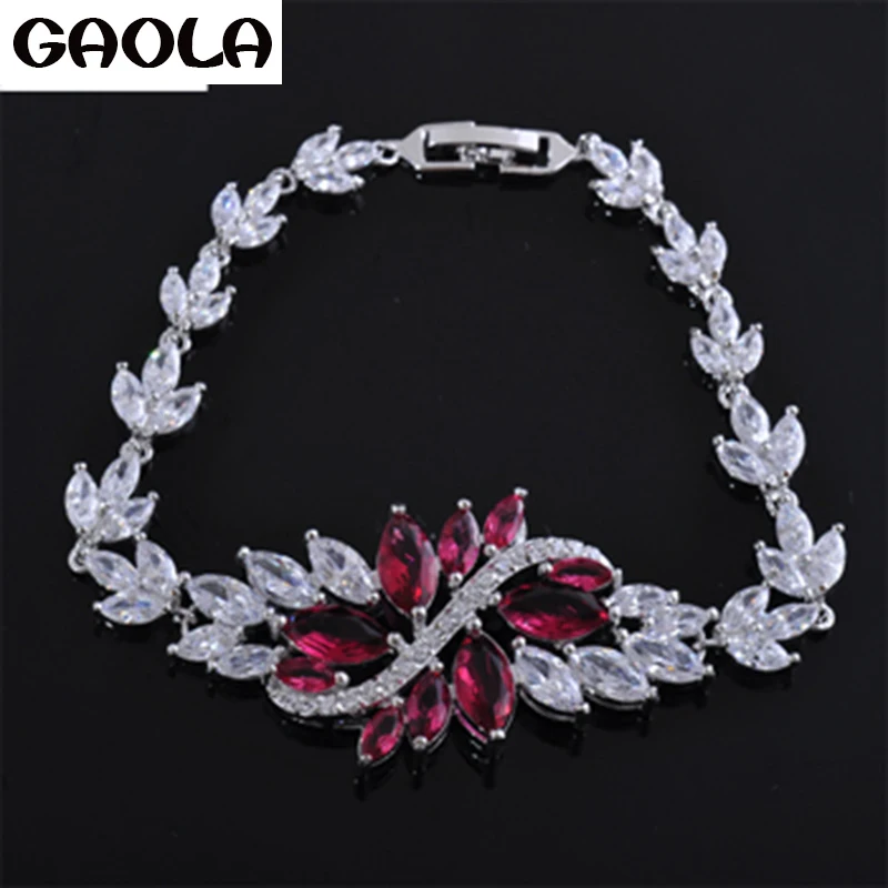 GAOLA 3 Color Choice Marquise & Round & Pear Shape AAA+ Cubic Zirconia Embrace Women Chain Bracelets GLS0331
GAOLA 3 Color Choice Marquise & Round & Pear Shape AAA+ Cubic Zirconia Embrace Women Chain Bracelets GLS0331