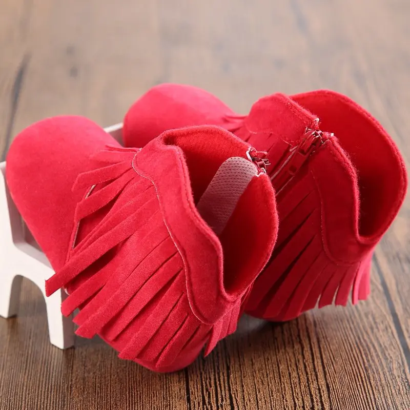 0-1Year Moccasin Baby Kids Girls Solid Fringe Boots Shoes Infant Soft Soled Anti-slip Booties
0-1Year Moccasin Baby Kids Girls Solid Fringe Boots Shoes Infant Soft Soled Anti-slip Booties
