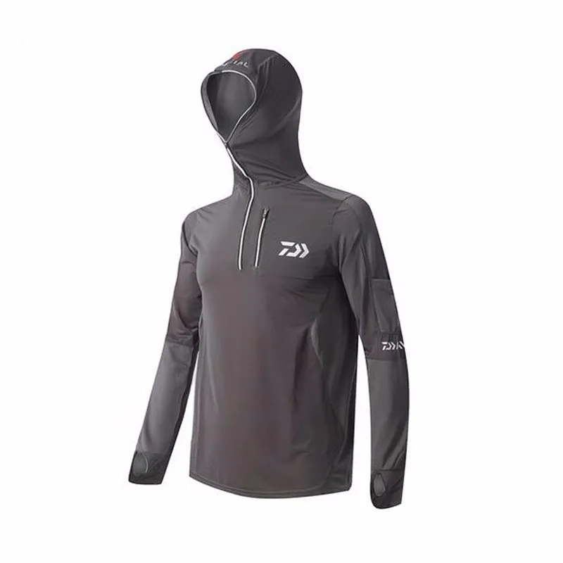 Brand Daiwa Fishing Clothing Breathable Sunscreen Shirt Men Quick Drying UPF 50+ Long Sleeve Hooded Sport Fishing Shirts
Brand Daiwa Fishing Clothing Breathable Sunscreen Shirt Men Quick Drying UPF 50+ Long Sleeve Hooded Sport Fishing Shirts