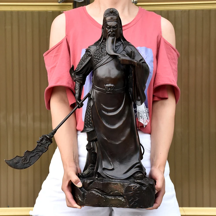 56CM large office home lobby business efficacious Protection-Money Drawing fortune God GUAN GONG Guandi Retro bronze statue
56CM large office home lobby business efficacious Protection-Money Drawing fortune God GUAN GONG Guandi Retro bronze statue