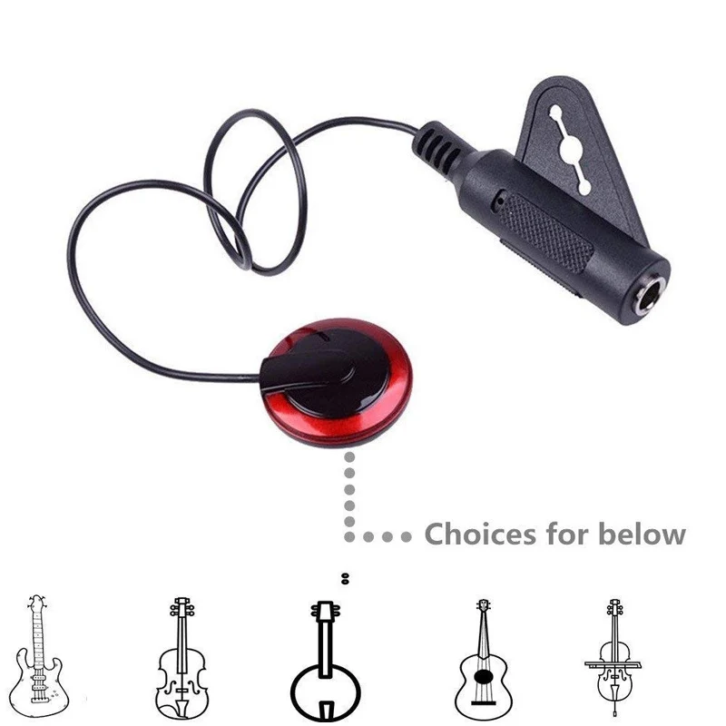 Multi-function Guitar Pickup Piezo Contact Microphone Pickup For Guitar Violin Banjo Mandolin Ukulele Guitar Accessories
Multi-function Guitar Pickup Piezo Contact Microphone Pickup For Guitar Violin Banjo Mandolin Ukulele Guitar Accessories